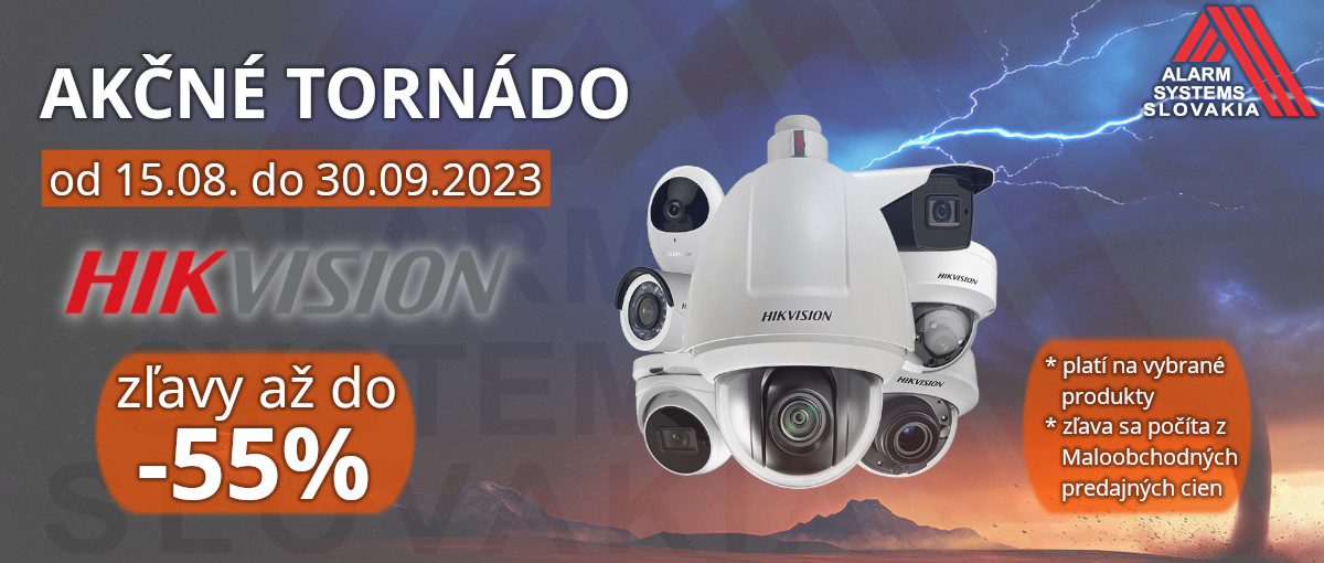 Akčné tornádo Hikvision