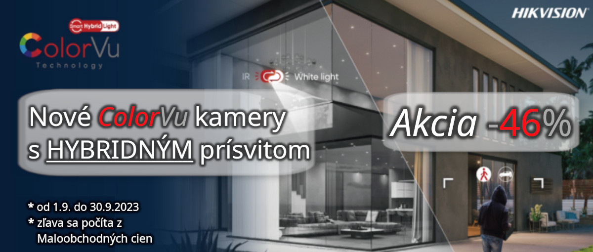 Akcia ColorVu Hybrid kamery