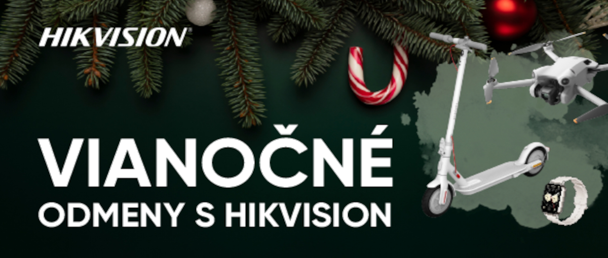 Vianočná akcia Hikvision 2025