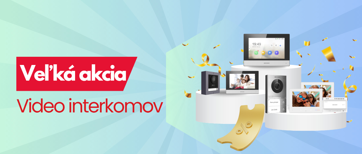 Akcia Video Interkomy