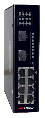 DS-3T0310P - PoE switch priemyselný