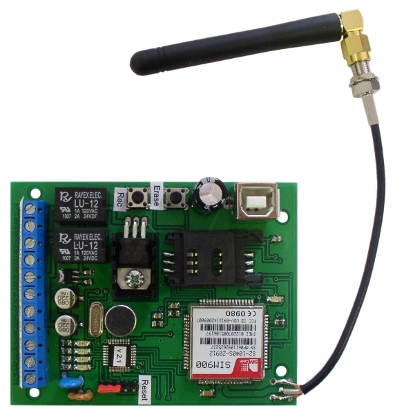 FVK-22 vox USB GSM - PCB (GSM konektor na kábli)