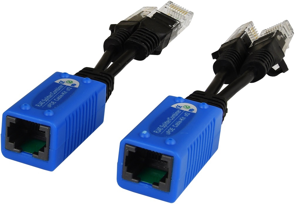 P-POE2 - splitter na dve IP kamery 2x RJ45, PoE