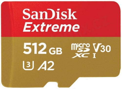 SanDisk Extreme 512GB microSD karta