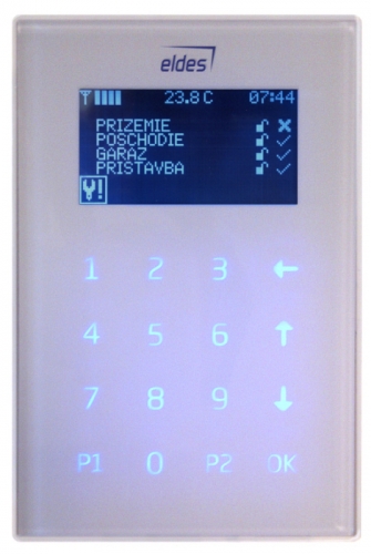 LCD klávesnica, biela - EKB2