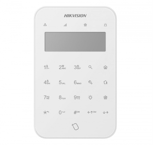 Hikvision DS-PK1-LT-WE - Bezdrôtová dotyková klávesnica s LCD displejom