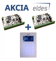 Eldes 2x ESIM384 + LCD klávesnica EKB2 zadarmo (biela)