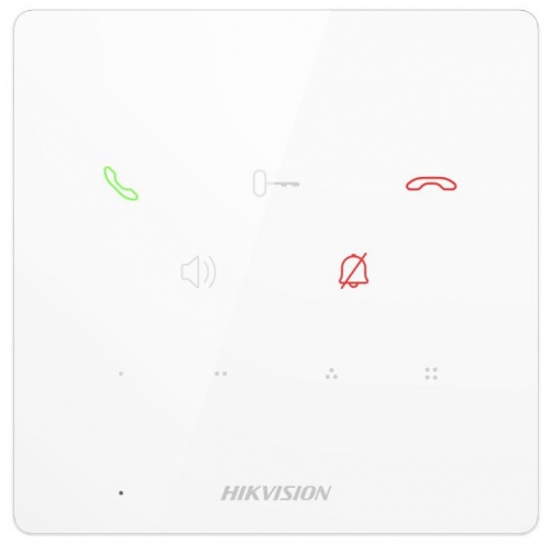 DS-KH6000-E1/White - vnútrná dotyková audio stanica IP