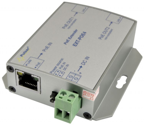 EXT-POE4 - PoE Extender - 2 porty, lokálny zdroj