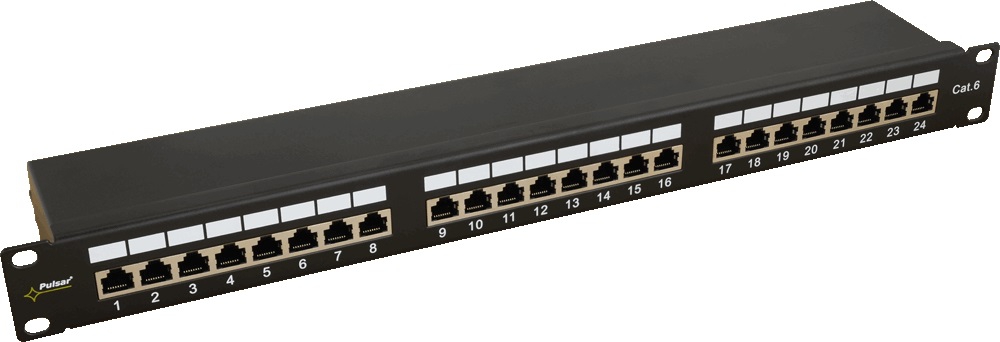 RP-F24V6 - patch panel 24 portov / FTP / Cat6