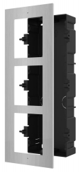 DS-KD-ACF3/S - zápustný rámček pre 3 moduly