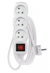 EMOS Predlzovaci kabel 10A (3zás. + vypínač) 3M