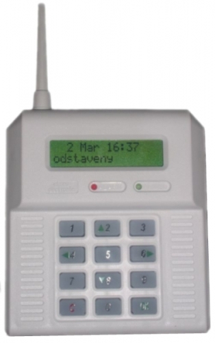 CB32GZ - bezdrôtová GSM ústredňa - zelené podsvietenie