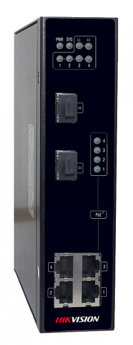 DS-3T0306P - PoE switch priemyselný