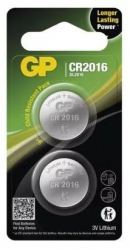 EMOS GP líthiová gombíková batéria CR2016 2BL