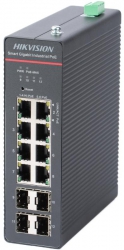 DS-3T1512HP-SI-8P4FKIT(240W)- priemyselný switch - kit so zdrojom 240W