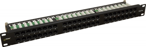 RP-U48V5 - patch panel 48 portov / UTP / Cat5e