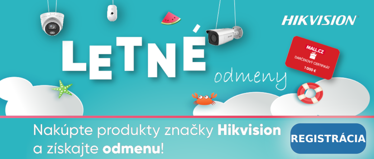 Letná akcia Hikvision
