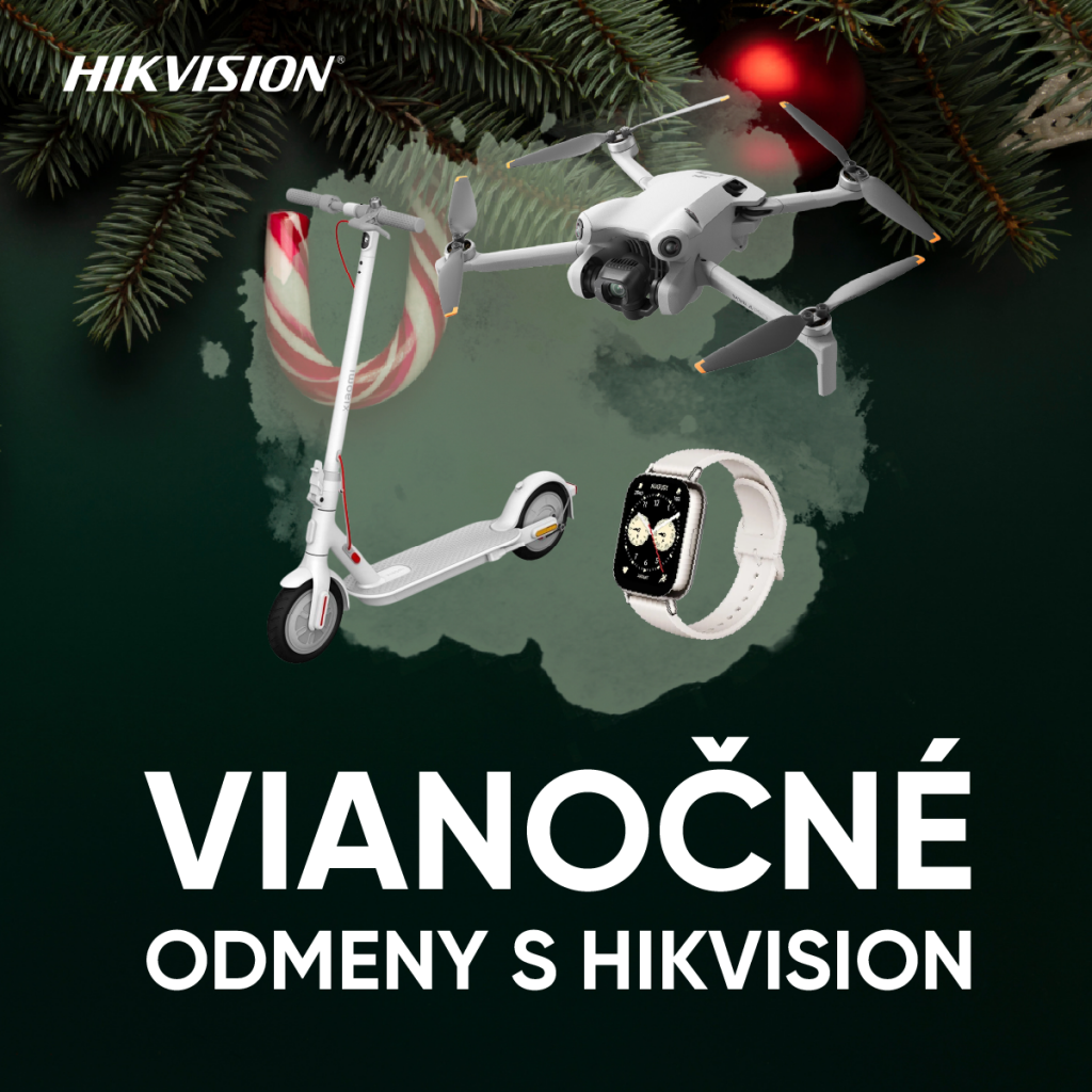 Vianočná akcia Hikvision 2025